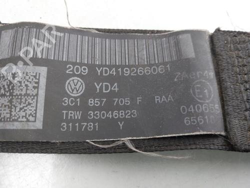Front left seatbelt VW PASSAT B6 (3C2) 1.9 TDI | BP40504069I26 - Image 4