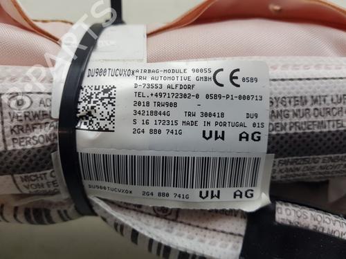 Left curtain airbag VW POLO VI (AW1, BZ1, AE1) 1.0 TSI | BP23573952C11 
