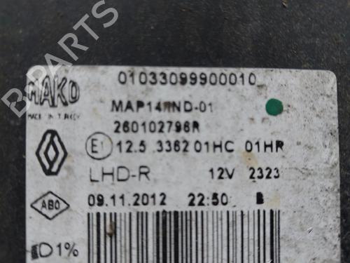 Right headlight RENAULT CLIO IV (BH_) 0.9 TCe 90 (BHNF, BHMA, BHMH, BHJK, BHJR) | BP32162792C29