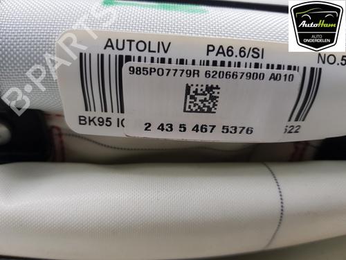 Right curtain airbag RENAULT MEGANE III Grandtour (KZ0/1) 1.5 dCi (KZ09, KZ0D, KZ1G, KZ29, KZ14, KZ1W, KZ10, KZ1F,... | BP12062932C12