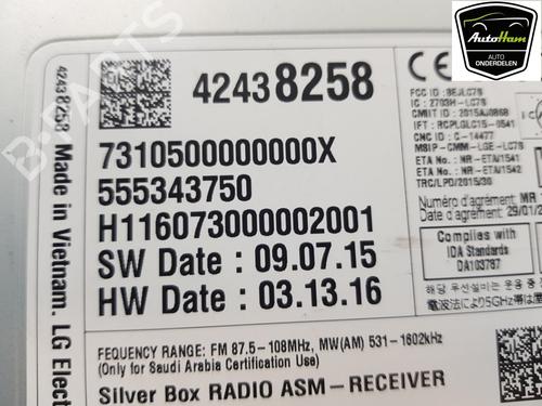 Electronic module OPEL ASTRA K (B16) 1.4 Turbo (68) | BP20134704M83 