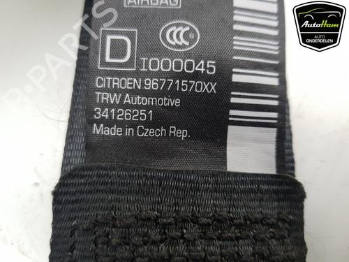 Front right seatbelt CITROËN DS3 (SA_) 1.6 VTi 120 | BP13104444I25 