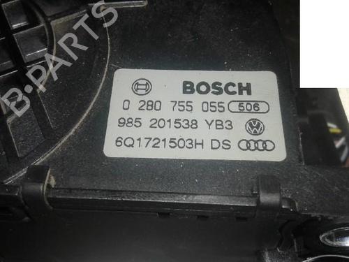 Pedal SKODA ROOMSTER (5J7) 1.4 TDI (70 hp) 12014009