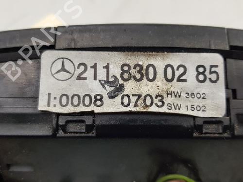 Climate control MERCEDES-BENZ E-CLASS (W211) E 320 CDI (211.026) | BP12015508I5 