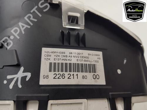 Instrument cluster PEUGEOT 208 I (CA_, CC_) 1.2 VTI 82 | BP17318283C47 