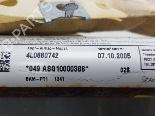 Højre gardin airbag AUDI Q7 (4LB) 4.2 FSI quattro | BP12059988C12 