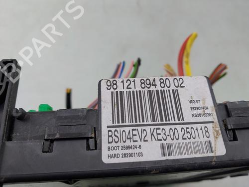 Fuse box PEUGEOT PARTNER Box Body/MPV 1.6 HDi / BlueHDi 75 | BP31923225E1