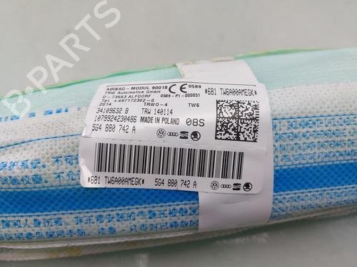 Right curtain airbag VW GOLF VII (5G1, BQ1, BE1, BE2) 1.2 TSI | BP32359344C12