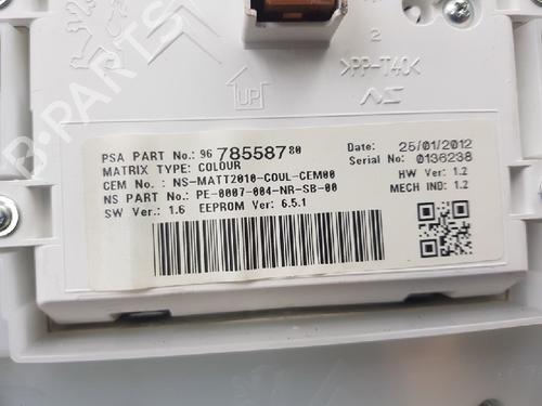 Instrument cluster PEUGEOT 208 I (CA_, CC_) 1.4 VTi | BP12030710C47