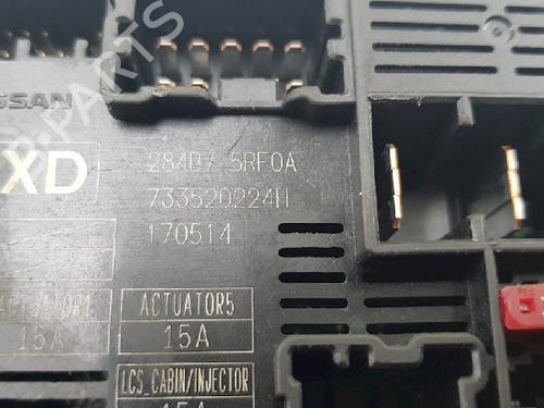Fuse box NISSAN MICRA V (K14) 0.9 IG-T | BP12028872E1 