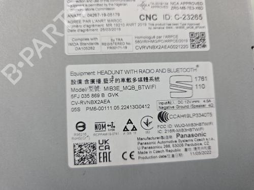 Control unit SEAT IBIZA V (KJ1, KJG) 1.0 TSI | BP31922814M11  - Image 5