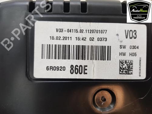 Instrument cluster VW POLO V (6R1, 6C1) 1.4 (6R1) | BP16818348C47 