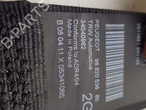 Rear left seatbelt PEUGEOT 5008 (0U_, 0E_) 1.6 16V | BP22174769I29 