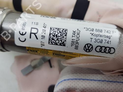 Right curtain airbag VW PASSAT B8 Variant (3G5, CB5) 2.0 TDI | BP29713103C12 