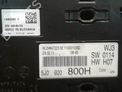 Instrument cluster SKODA FABIA II (542) 1.2 | BP12015975C47 