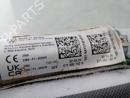 Right curtain airbag VW TIGUAN (CT1) 1.5 TSI eHybrid | BP30060414C12