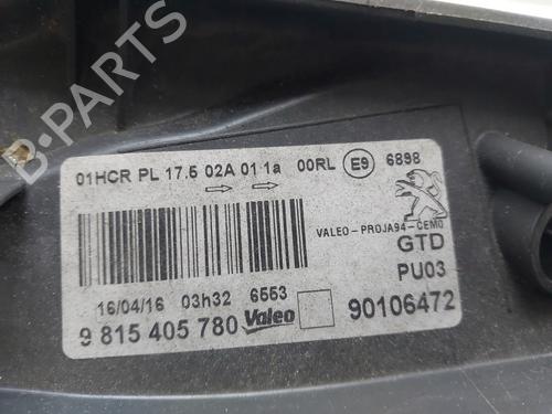 Left headlight PEUGEOT 2008 I (CU_) 1.2 THP 110 / PureTech 110 | BP28716131C28 