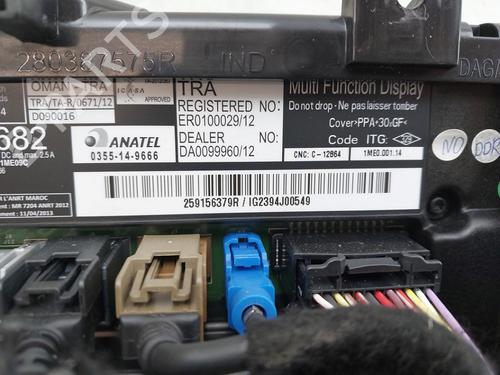 Control unit RENAULT CAPTUR I (J5_, H5_) 0.9 TCe 90 | BP39711172M11 - Image 4