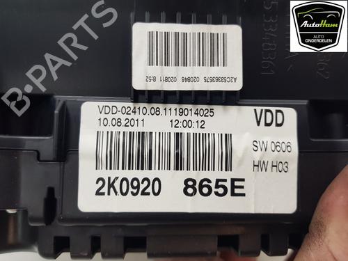 Instrument cluster VW CADDY III Box Body/MPV (2KA, 2KH, 2CA, 2CH) 1.6 TDI | BP18856359C47 