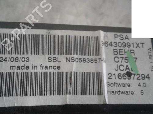 Climate control PEUGEOT 307 (3A/C) 1.6 16V | BP12014906I5 