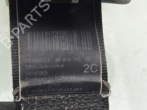 Rear center seatbelt PEUGEOT 5008 (0U_, 0E_) 1.6 16V | BP31922758I27