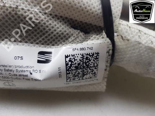 Høyre gardin kollisjonspute SEAT LEON (5F1) 1.6 TDI | BP22903340C12 