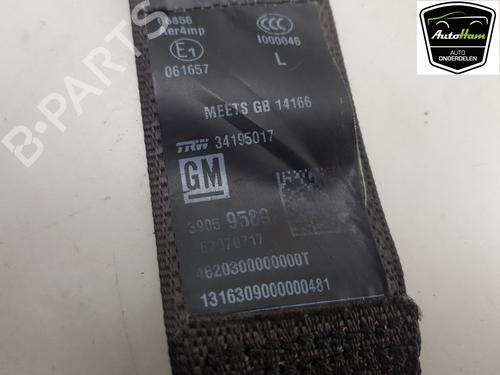 Rear left seatbelt OPEL ASTRA K (B16) 1.6 CDTi (68) | BP15387471I29 