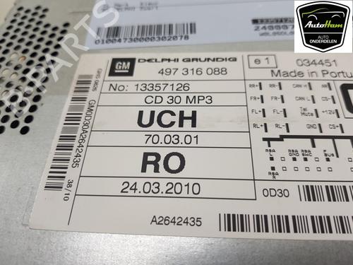 Radio OPEL CORSA D (S07) 1.3 CDTI (L08, L68) | BP22635349E6 