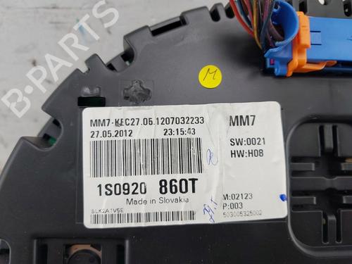 Instrument cluster VW UP! (121, 122, BL1, BL2, BL3, 123) 1.0 | BP28950046C47