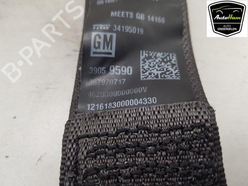 Rear right seatbelt OPEL ASTRA K (B16) 1.4 Turbo (68) | BP20134707I28 