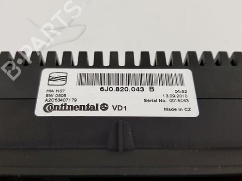 Climate control SEAT IBIZA IV (6J5, 6P1) 1.4 TSI | BP36323716I5 - Image 3