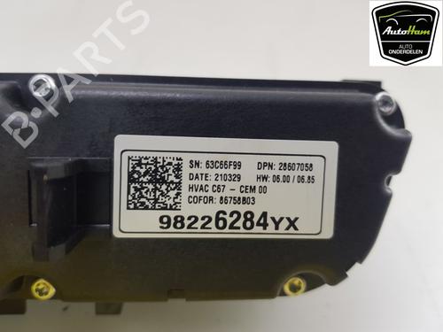 Climate control OPEL CROSSLAND X / CROSSLAND (P17, P2QO) 1.2 (75) | BP19436748I5 