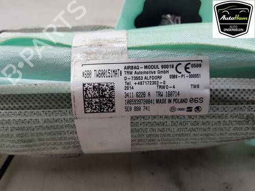 Left curtain airbag SKODA OCTAVIA III Combi (5E5, 5E6) 1.4 TSI | BP17977580C11
