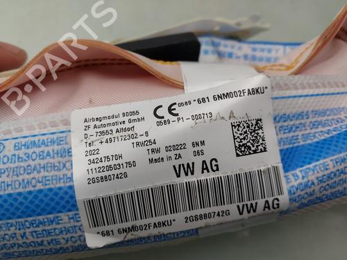 Right curtain airbag VW POLO VI (AW1, BZ1, AE1) 1.0 TSI | BP29713298C12 