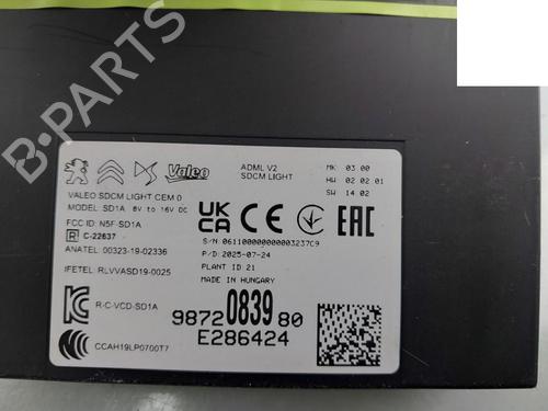 Electronic module OPEL CORSA F (P2JO) 1.2 MHEV | BP38464195M83 - Image 4