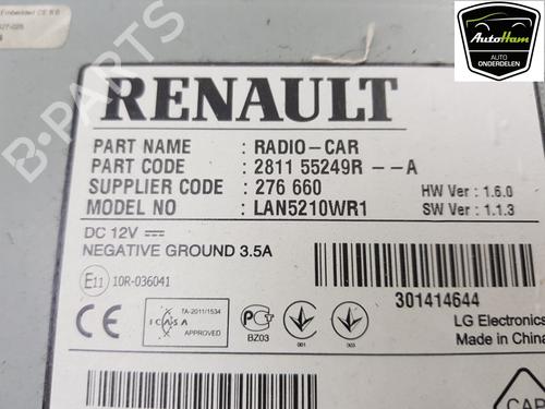 Radio RENAULT CLIO IV (BH_) 1.5 dCi 90 | BP12047215E6 