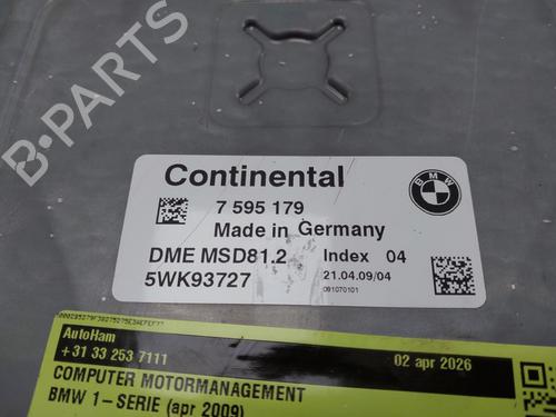 Engine control unit (ECU) BMW 1 (E87) 116 i | BP33812078M57 - Image 4