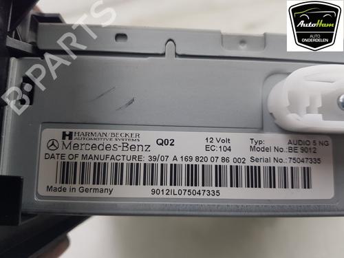 Radio MERCEDES-BENZ A-CLASS (W169) A 170 (169.032, 169.332) | BP16186168E6 