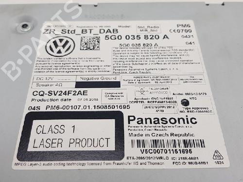 Electronic module VW GOLF VII (5G1, BQ1, BE1, BE2) 2.0 GTI | BP13141722M83 