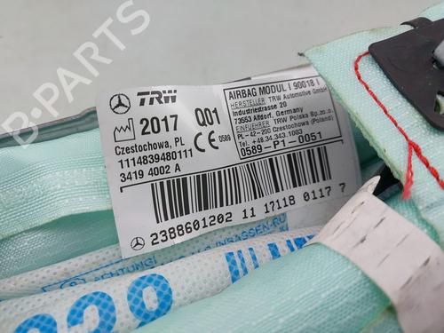 Right curtain airbag MERCEDES-BENZ E-CLASS Coupe (C238) E 220 d 4-matic (238.315) | BP29713119C12 