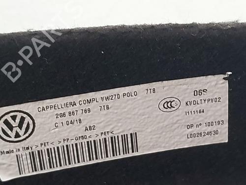 Rear parcel shelf VW POLO VI (AW1, BZ1, AE1) 1.0 TSI | BP30388291C85 