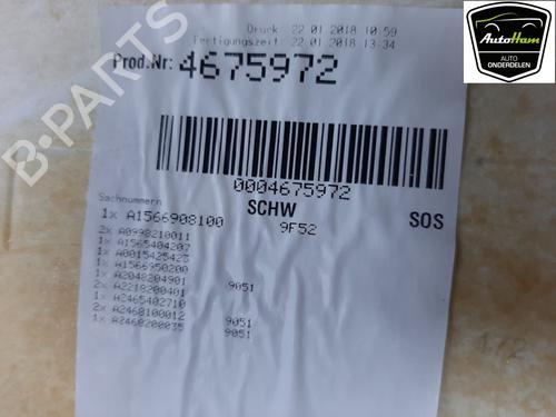 Interiør tag MERCEDES-BENZ GLA-CLASS (X156) GLA 180 (156.942) | BP16320981I12 