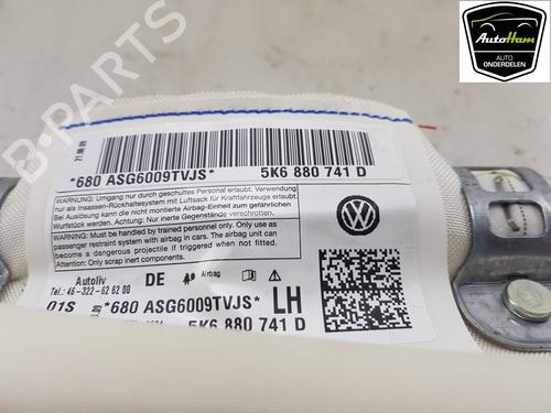 Left curtain airbag VW GOLF VI (5K1) 1.4 TSI | BP16900961C11 