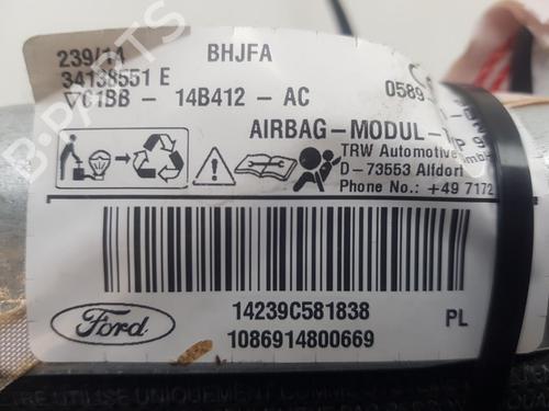 Left curtain airbag FORD FIESTA VI (CB1, CCN) 1.0 Sport | BP29713217C11 