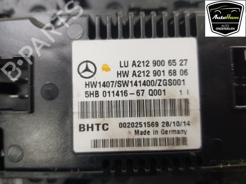 Climate control MERCEDES-BENZ E-CLASS (W212) E 220 CDI / BlueTEC (212.001, 212.002) | BP12045632I5 