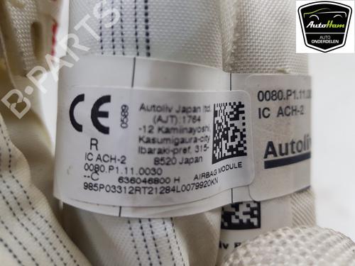Right curtain airbag RENAULT CLIO IV (BH_) 0.9 TCe 90 (BHNF, BHMA, BHMH, BHJK, BHJR) | BP18893841C12 