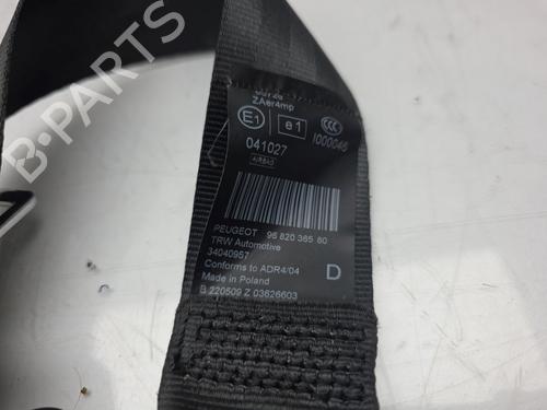 Front right seatbelt PEUGEOT 3008 I MPV (0U_) 1.6 THP | BP30060533I25 
