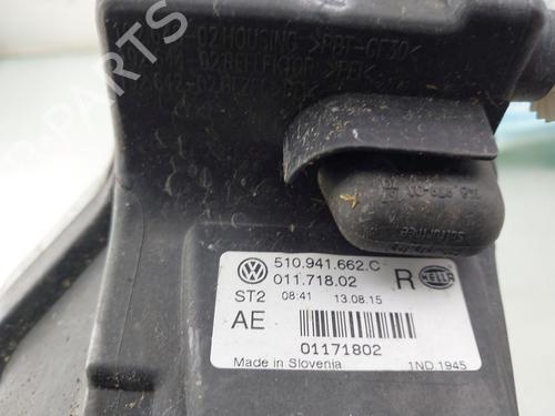 Right front fog light VW GOLF SPORTSVAN VII (AM1, AN1) 1.4 TSI | BP32262911C31