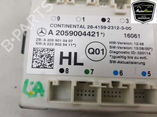 Electronic module MERCEDES-BENZ C-CLASS (W205) C 180 (205.040, 205.140) | BP12048571M83 