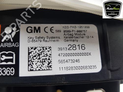 Used Passenger airbag OPEL ASTRA K (B16) 1.0 Turbo (68) (105 hp) 19802574